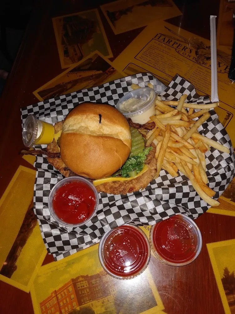 Hamburger and Fries